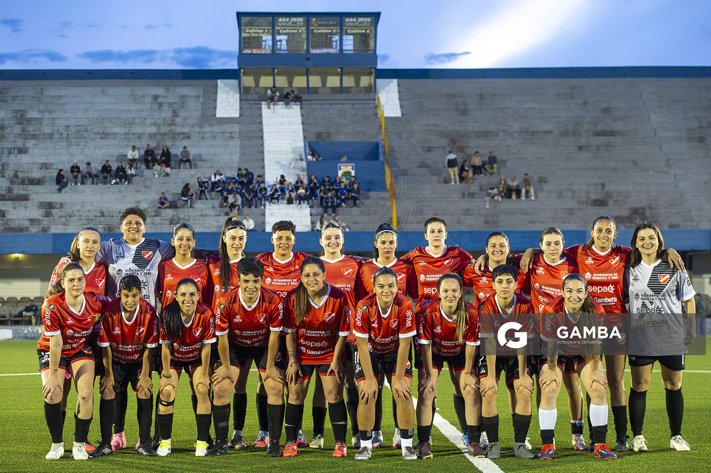 Plantel de Treinta y Tres. 3ª Copa Nacional de Selecciones Femenina.