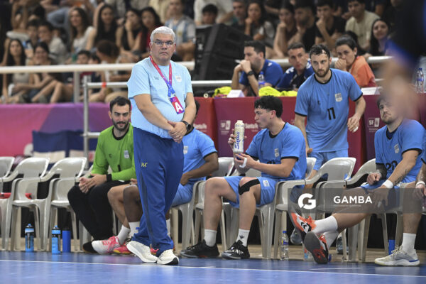 Héctor Sintas, entrenador principal de Uruguay, XIII Juegos Suramericanos Santa Fe 2026.