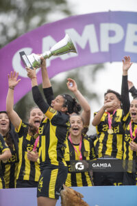 Peñarol Campeón. Campeonato Uruguayo Femenino. Complejo Rentistas.