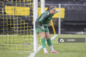 Luana Silveira, golera de San Jacinto Albion, Campeonato Uruguayo Femenino. Estadio Campeón del Siglo.