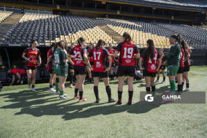 Jugadoras de San Jacinto Albion. Campeonato Uruguayo Femenino. Estadio Campeón del Siglo.