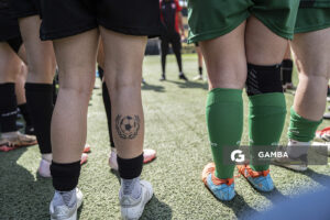 Jugadoras de San Jacinto Albion. Campeonato Uruguayo Femenino. Estadio Campeón del Siglo.