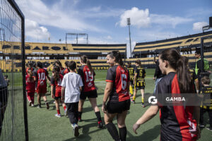Jugadoras de San Jacinto Albion. Campeonato Uruguayo Femenino. Estadio Campeón del Siglo.
