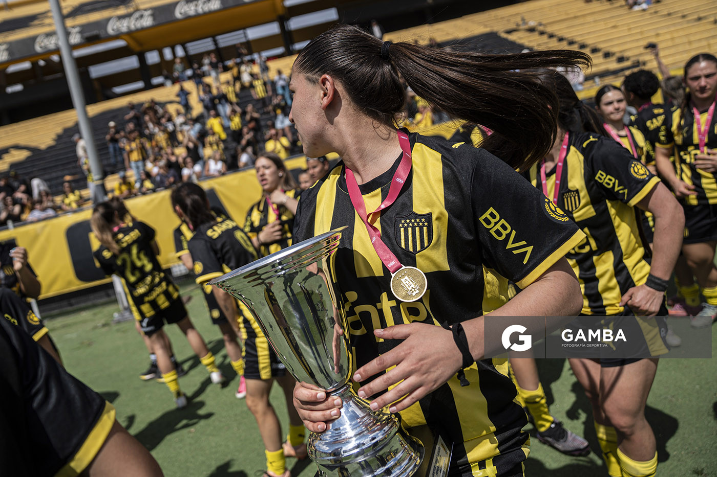 Peñarol Campeón. Campeonato Uruguayo Femenino. Estadio Campeón del Siglo.