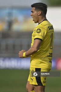 Matías Arezo, de Peñarol, Liga AUF Uruguaya. Estadio Luis Tróccoli.