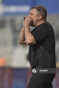 Diego Aguirre, director técnico de Peñarol, Liga AUF Uruguaya. Estadio Luis Tróccoli.