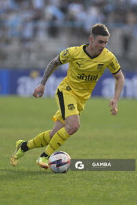 Leandro Umpiérrez, de Peñarol, Liga AUF Uruguaya. Estadio Luis Tróccoli.