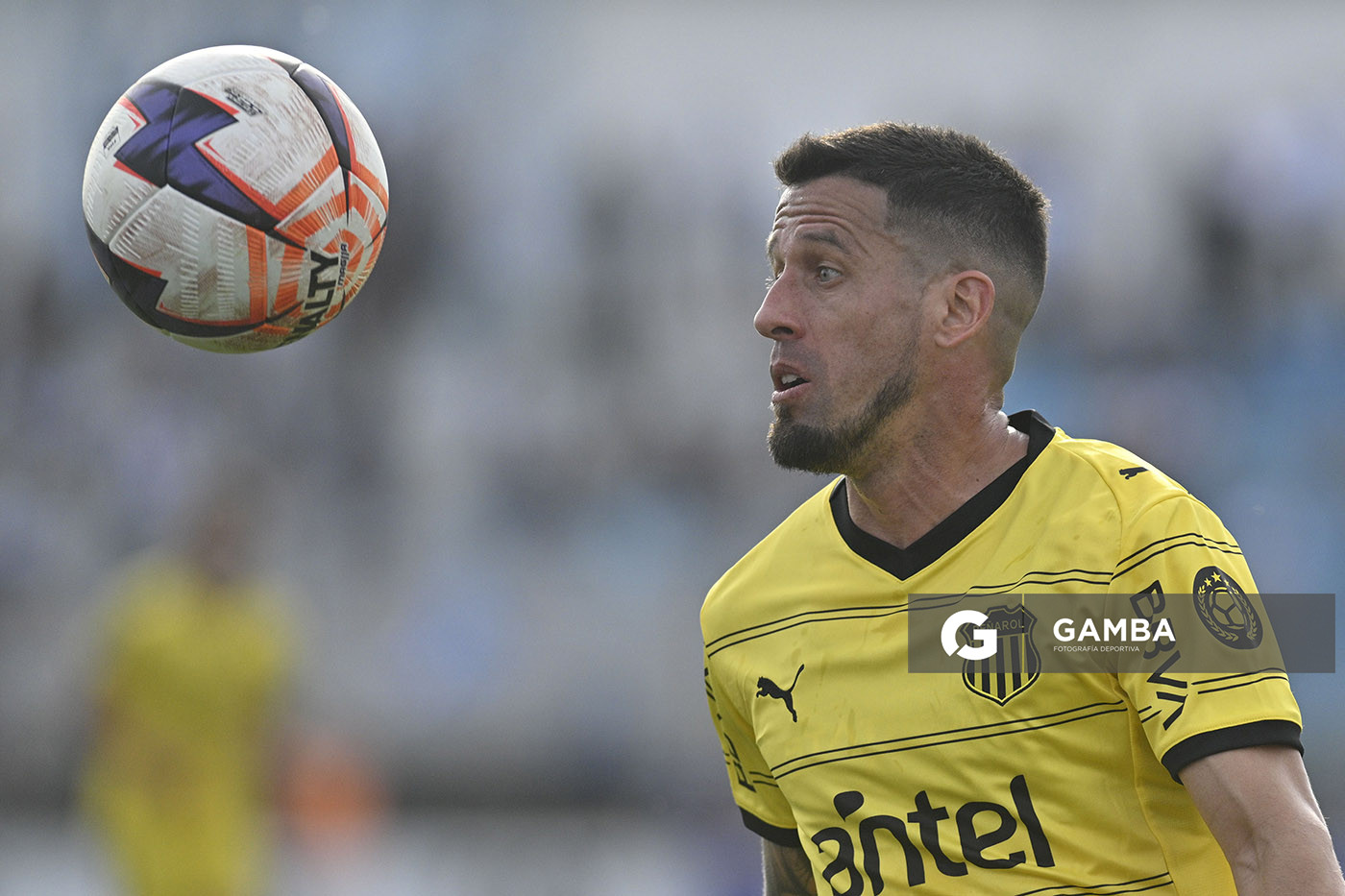 Javier Cabrera, de Peñarol, Liga AUF Uruguaya. Estadio Luis Tróccoli.