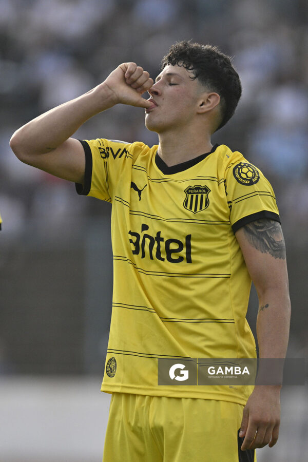 Cristian Leonel Jaime, de Peñarol, Liga AUF Uruguaya. Estadio Luis Tróccoli.