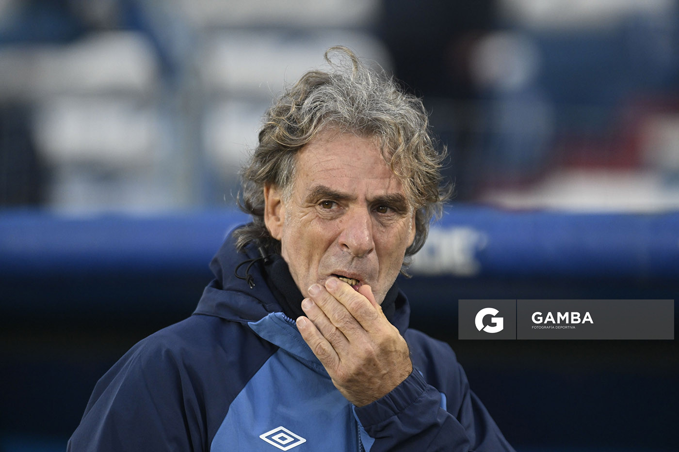 Daniel Carreño, director técnico de Nacional, Copa AUF Uruguay. Estadio Gran Parque Central.