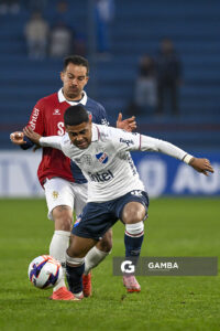 Juan Cruz de los Santos, de Nacional, Copa AUF Uruguay. Estadio Gran Parque Central.