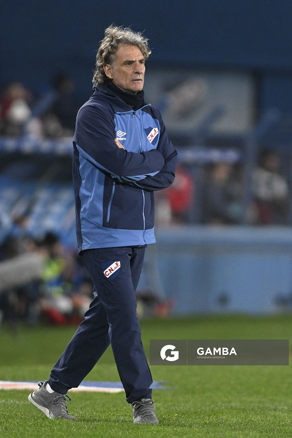 Daniel Carreño, director técnico de Nacional, Copa AUF Uruguay. Estadio Gran Parque Central.
