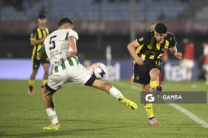 Cristian Leonel Jaime, de Peñarol, Liga AUF Uruguaya. Estadio Centenario.