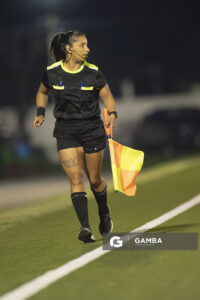 Virginia Cardoso, árbitra asistente. 3ª Copa Nacional de Selecciones Femenina.