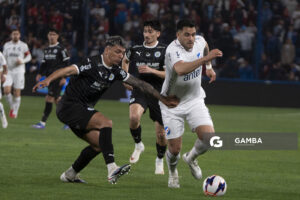 Maximiliano Gómez, de Nacional, Liga AUF Uruguaya. Estadio Gran Parque Central.