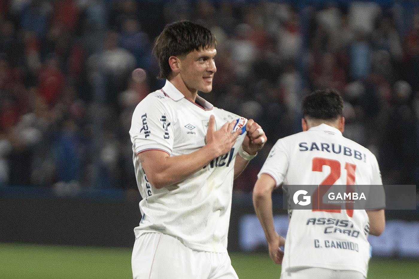Tomás Viera, de Nacional, Liga AUF Uruguaya. Estadio Gran Parque Central.