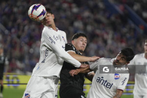 Luciano Rodríguez, de Nacional, Liga AUF Uruguaya. Estadio Gran Parque Central.