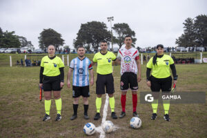 Jhony Pereira, árbitro central, Campeonato Minuano 2026. cancha de Las Delicias.