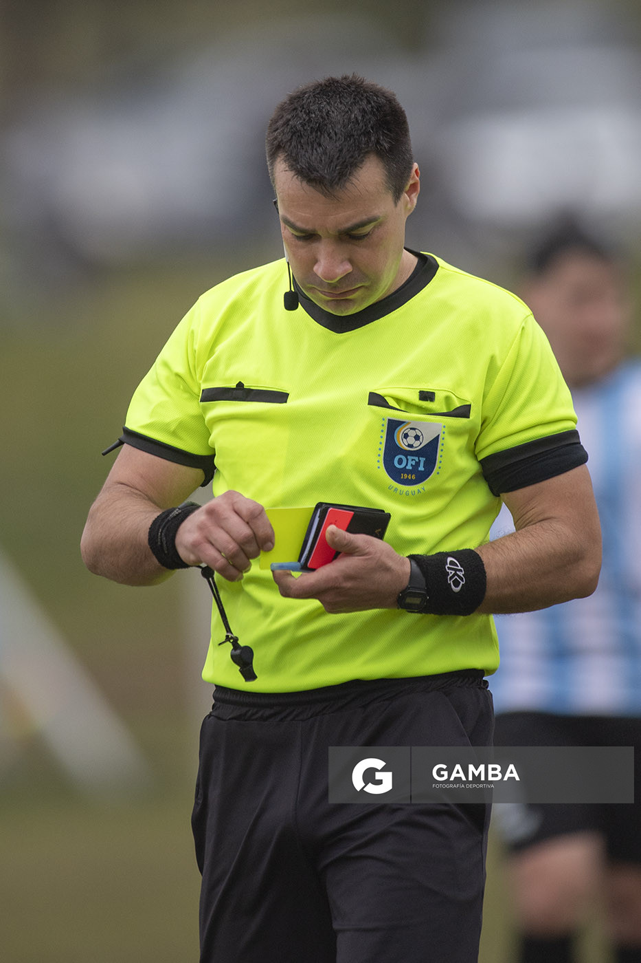 Jhony Pereira, árbitro central, Campeonato Minuano 2026. cancha de Las Delicias.