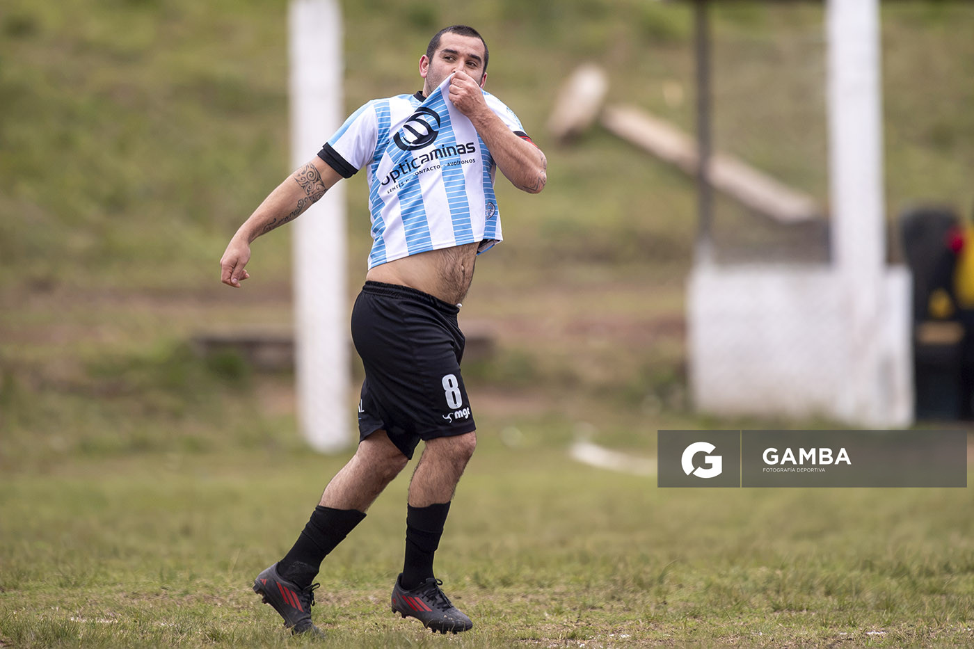 Diego Díaz, de Las Delicias, Campeonato Minuano 2026. cancha de Las Delicias.