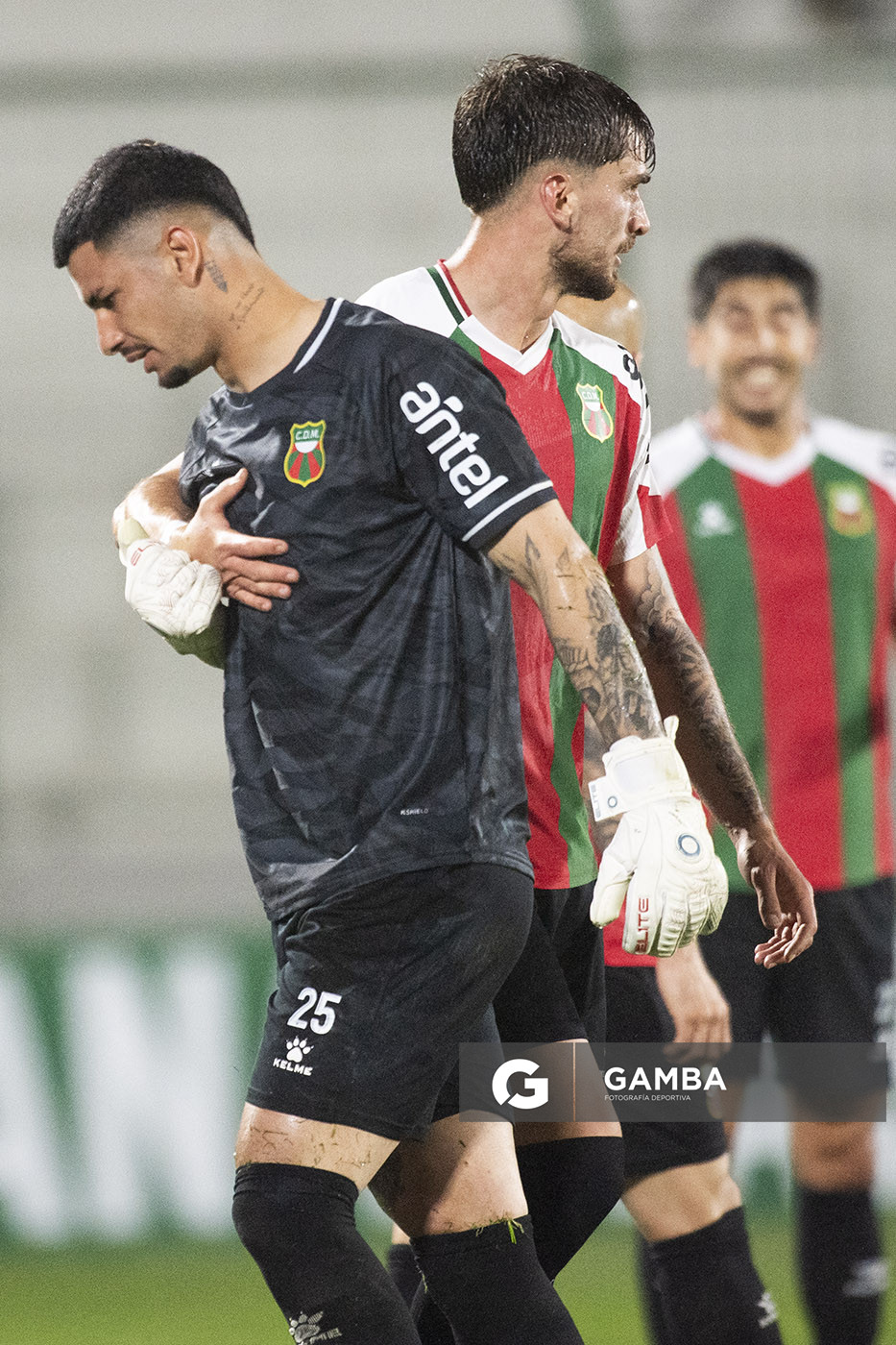 Diego Segovia, golero de Deportivo Maldonado, Liga AUF Uruguaya. Estadio Domingo Burgueño.