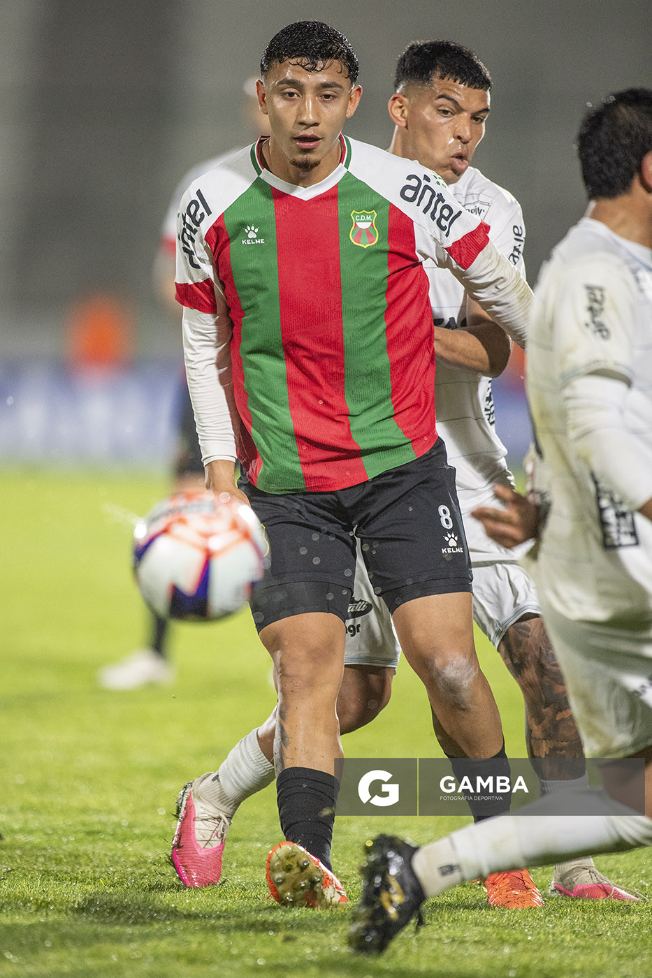 Maximiliano González, de Deportivo Maldonado, Liga AUF Uruguaya. Estadio Domingo Burgueño.
