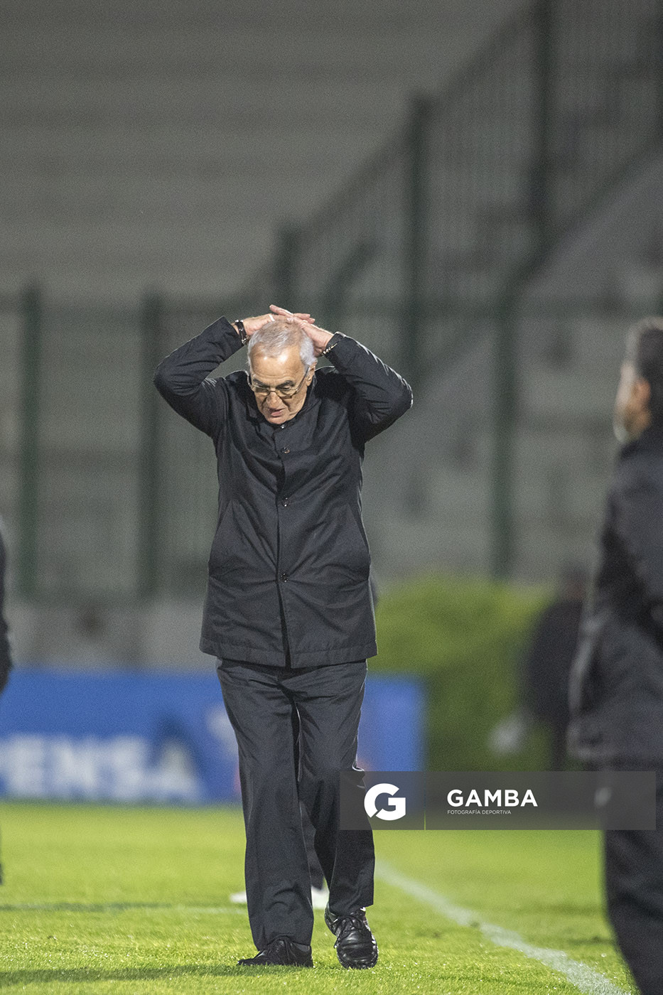 Jorge Fossati, director técnico de Liverpool, Liga AUF Uruguaya. Estadio Domingo Burgueño.