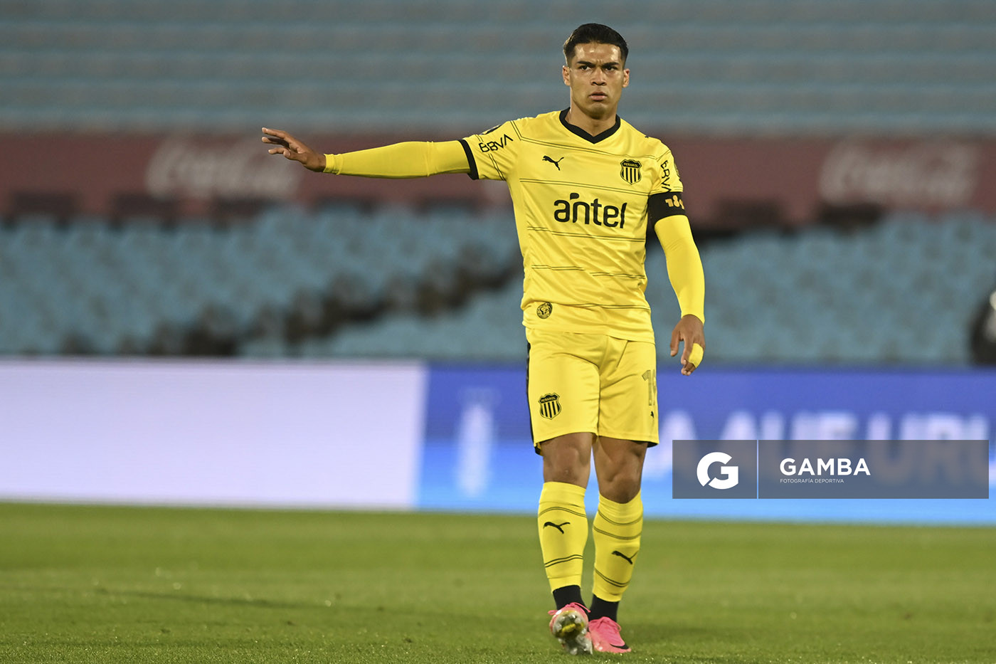 Matías Arezo, de Peñarol, Liga AUF Uruguaya. Estadio Centenario.