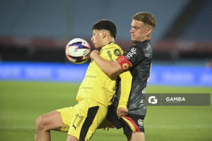 Cristian Leonel Jaime, de Peñarol, Liga AUF Uruguaya. Estadio Centenario.