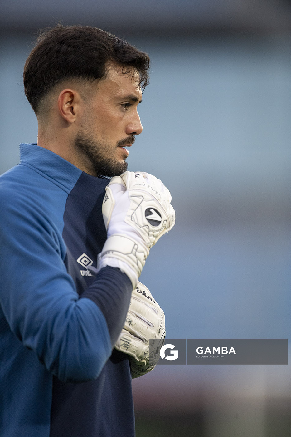 Alexis Martín Arias, golero de Nacional, Liga AUF Uruguaya. Estadio Centenario.