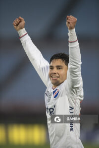 Tiziano Correa, de Nacional, Liga AUF Uruguaya. Estadio Centenario.