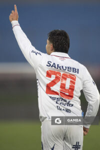 Tiziano Correa, de Nacional, Liga AUF Uruguaya. Estadio Centenario.