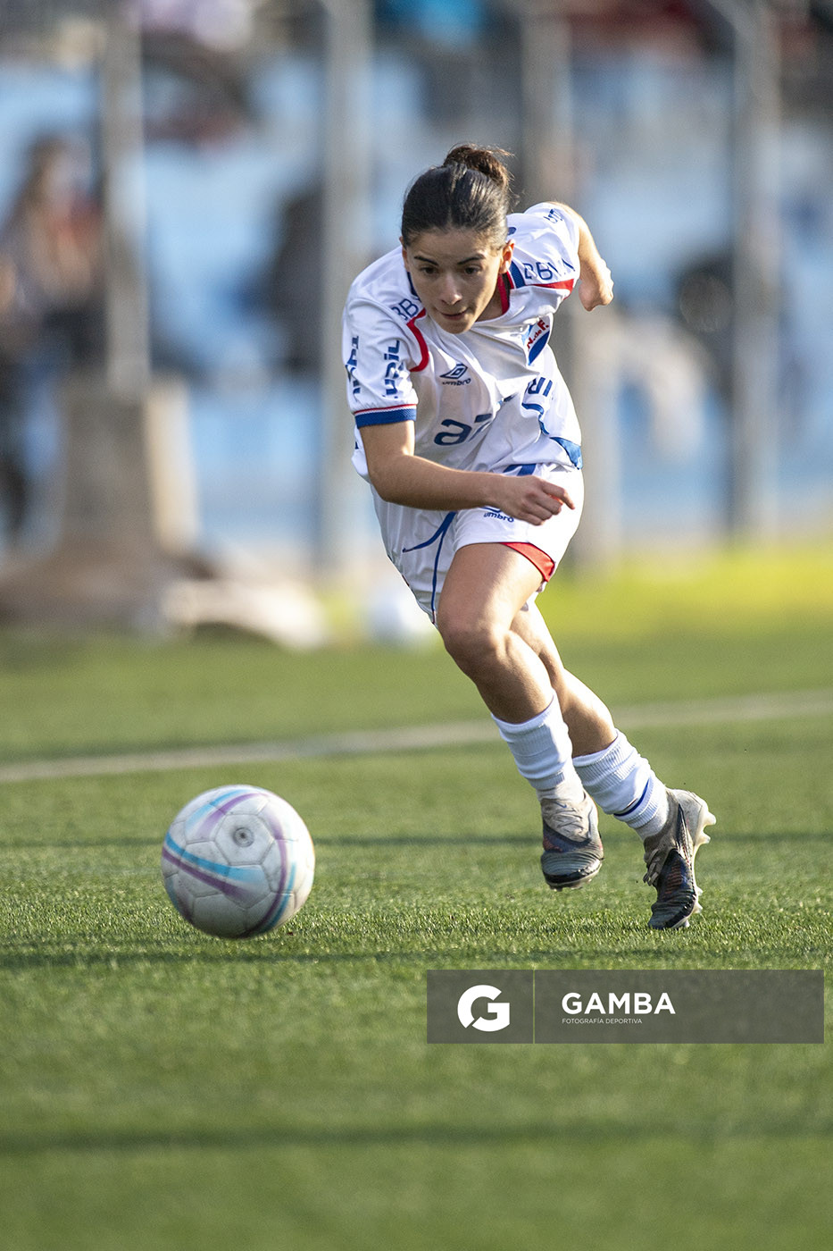 Martina Ventura, de Nacional, Campeonato Uruguayo Femenino Sub 19. Parque Palermo.