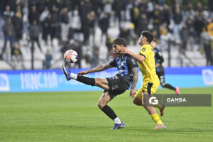 Agustín Cayetano, de Liverpool, Liga AUF Uruguaya. Estadio Parque Alfredo V. Viera.