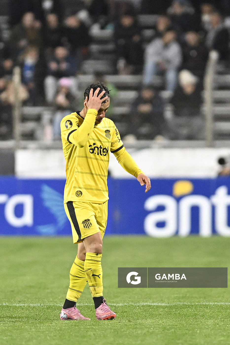 Jesús Trindade, de Peñarol, Liga AUF Uruguaya. Estadio Parque Alfredo V. Viera.