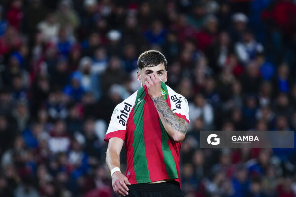 Martín Ginzo, de Deportivo Maldonado, Liga AUF Uruguaya. Estadio Gran Parque Central.