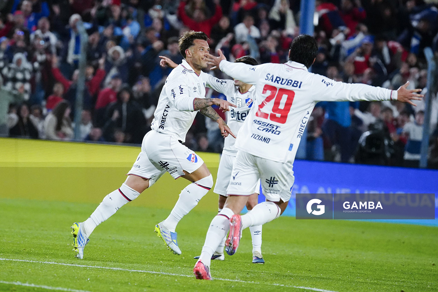 Francisco Calvo, de Nacional, Liga AUF Uruguaya. Estadio Gran Parque Central.