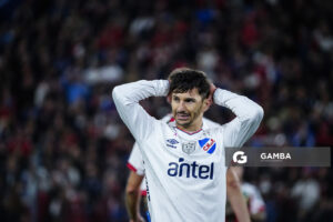 Maximiliano Silvera, de Nacional, Liga AUF Uruguaya. Estadio Gran Parque Central.