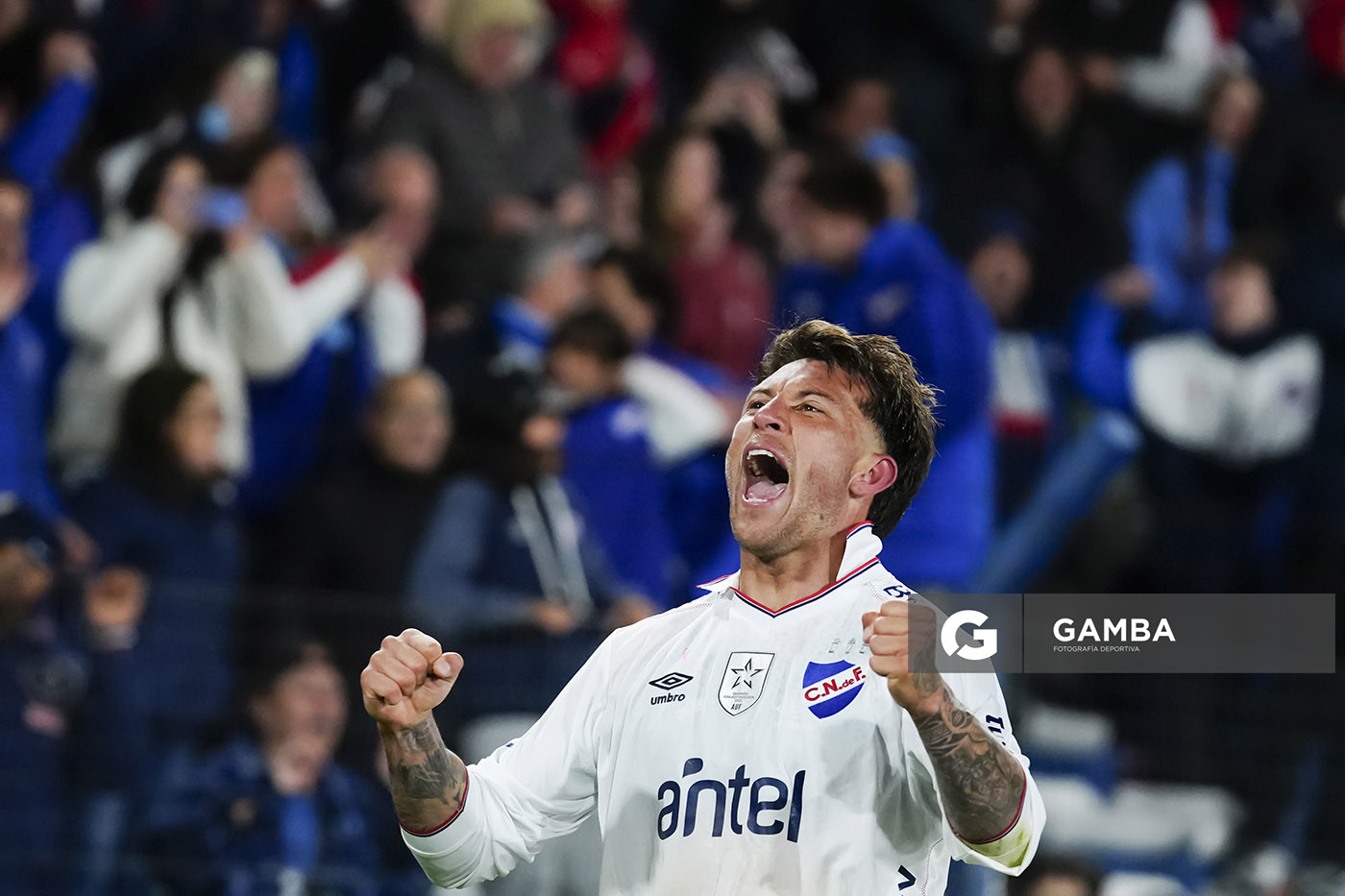 Francisco Calvo, de Nacional, Liga AUF Uruguaya. Estadio Gran Parque Central.