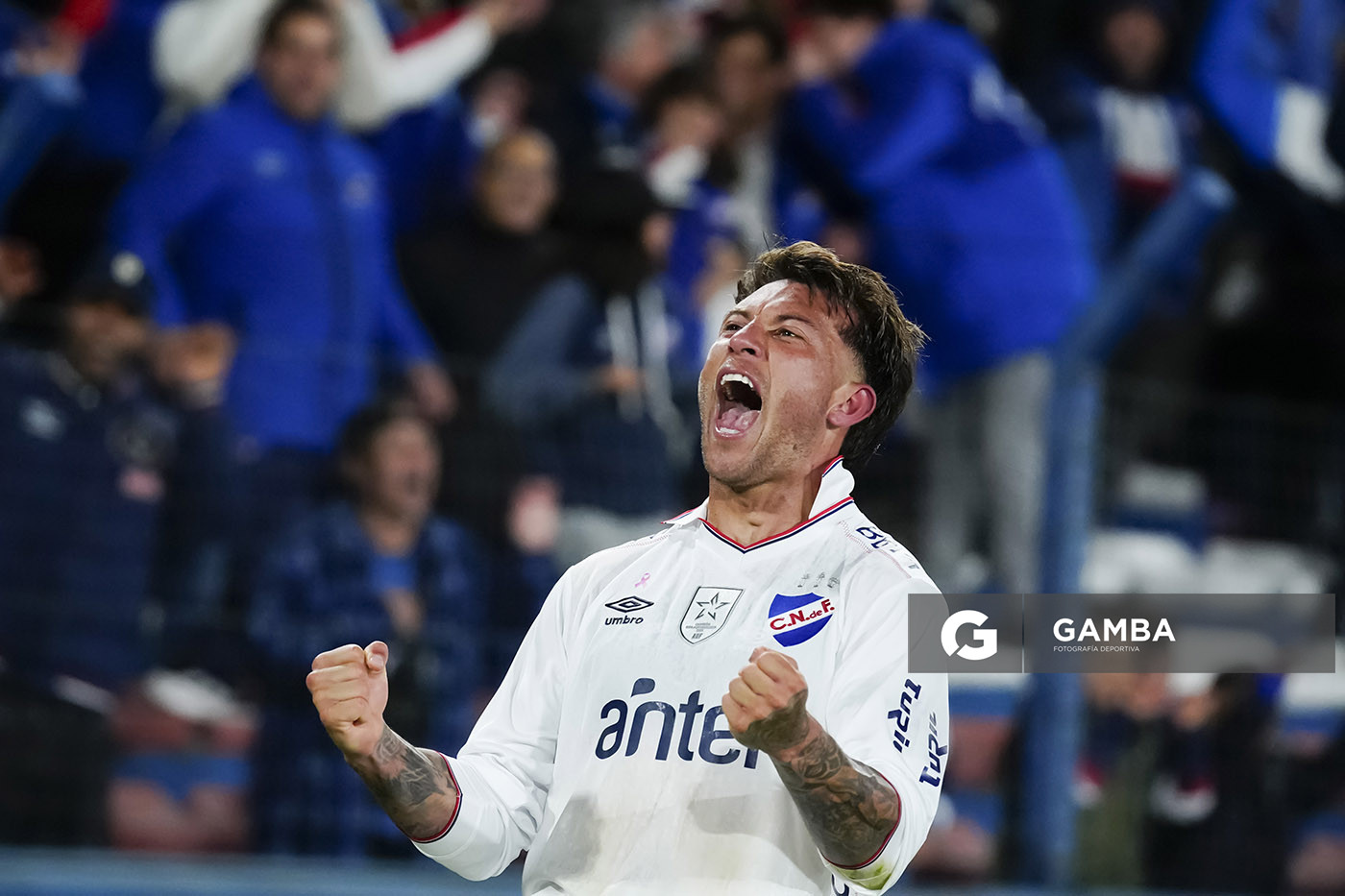 Francisco Calvo, de Nacional, Liga AUF Uruguaya. Estadio Gran Parque Central.