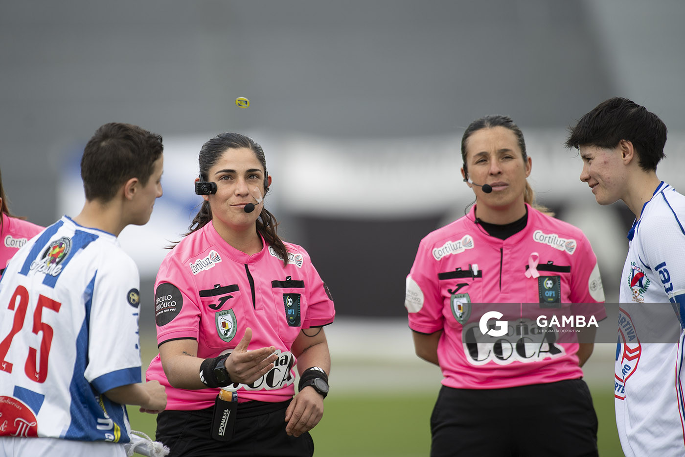 Florencia Barboza, árbitra central, 3ª Copa Nacional de Selecciones Femenina.
