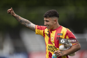Nahuel López, de Progreso, Liga AUF Uruguaya. Estadio Parque Alfredo V. Viera.