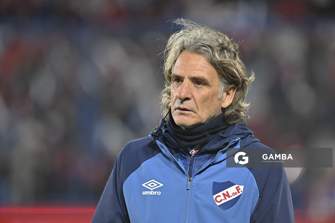 Daniel Carreño, director técnico de Nacional, Liga AUF Uruguaya. Estadio Gran Parque Central.