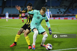 Sebastián Sosa, golero de Juventud, Liga AUF Uruguaya. Estadio Centenario.