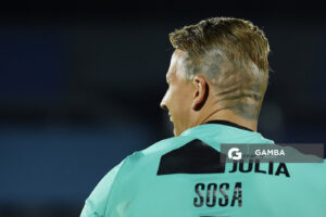 Sebastián Sosa, golero de Juventud, Liga AUF Uruguaya. Estadio Centenario.