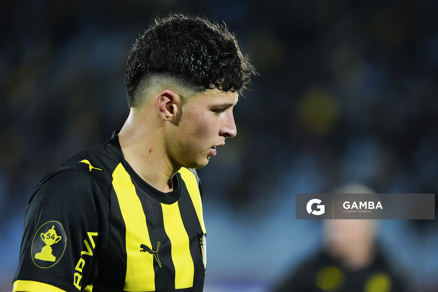 Cristian Leonel Jaime, de Peñarol, Liga AUF Uruguaya. Estadio Centenario.