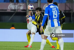 Bruno Larregui, de Juventud, Liga AUF Uruguaya. Estadio Centenario.