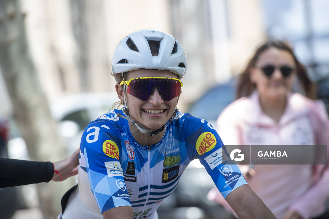Luciana Wynants, del Armonía Cycles(URU), 1ª Vuelta Ciclista del Uruguay Femenina.